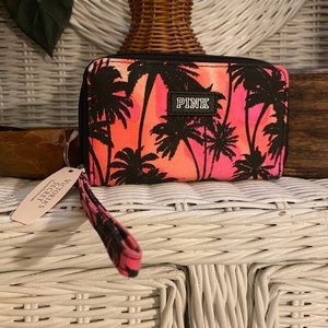 VS PINK Tropical Beachie Pattern Wallet Wristlet NWT